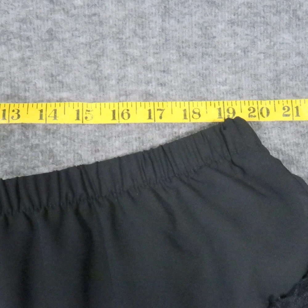 Antthony Tiered Lace Skirt 2X Black Ruffle Boho Cottagecore Peasant Whimsigoth